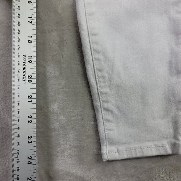 American Eagle White Hi-Rise Next Level Stretch Women's Jeggings | Size 8 Short - Picture 7 of 8